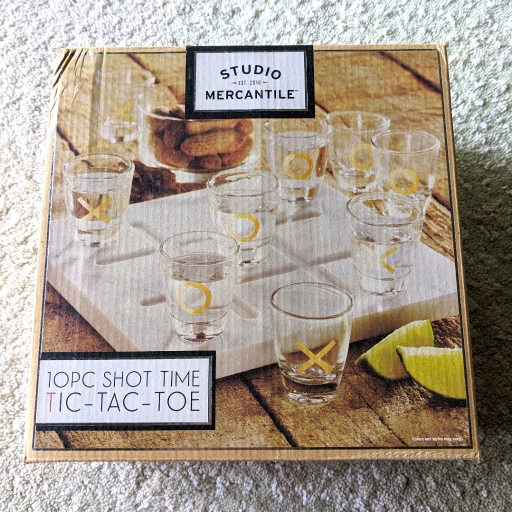 🆕 BRAND NEW in box Tic Tac Toe shot game NEVER BEEN USED